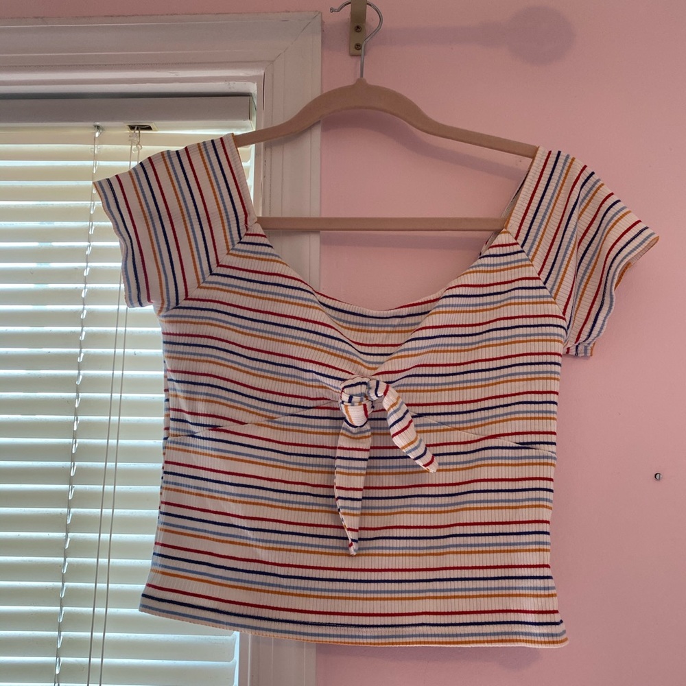Cute colorful crop top
